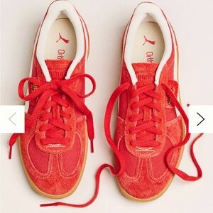 NIB Puma Palermo Sneakers - 8.5 Candy Apply Red Suede & Gum